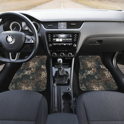 Green Leaves Car Floor Mats