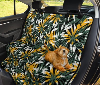 Green Yellow Leaves Car Back Seat Pet Cover