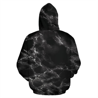 Black Marble Hoodie