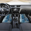 Blue Abstract (3) Car Floor Mats