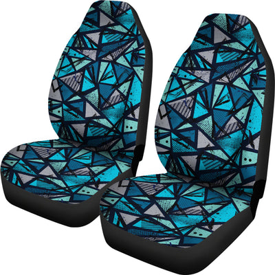 Blue Abstract Car Seat Covers