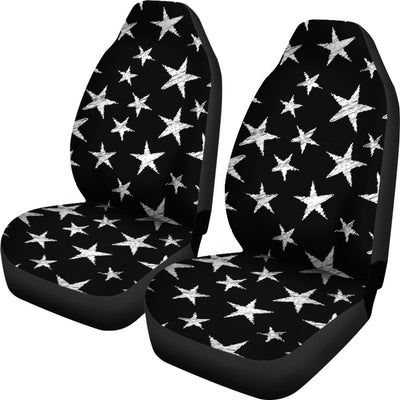 Black Stars Pattern Car Seat Covers