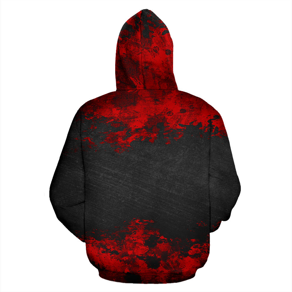 Red Grunge Hoodie