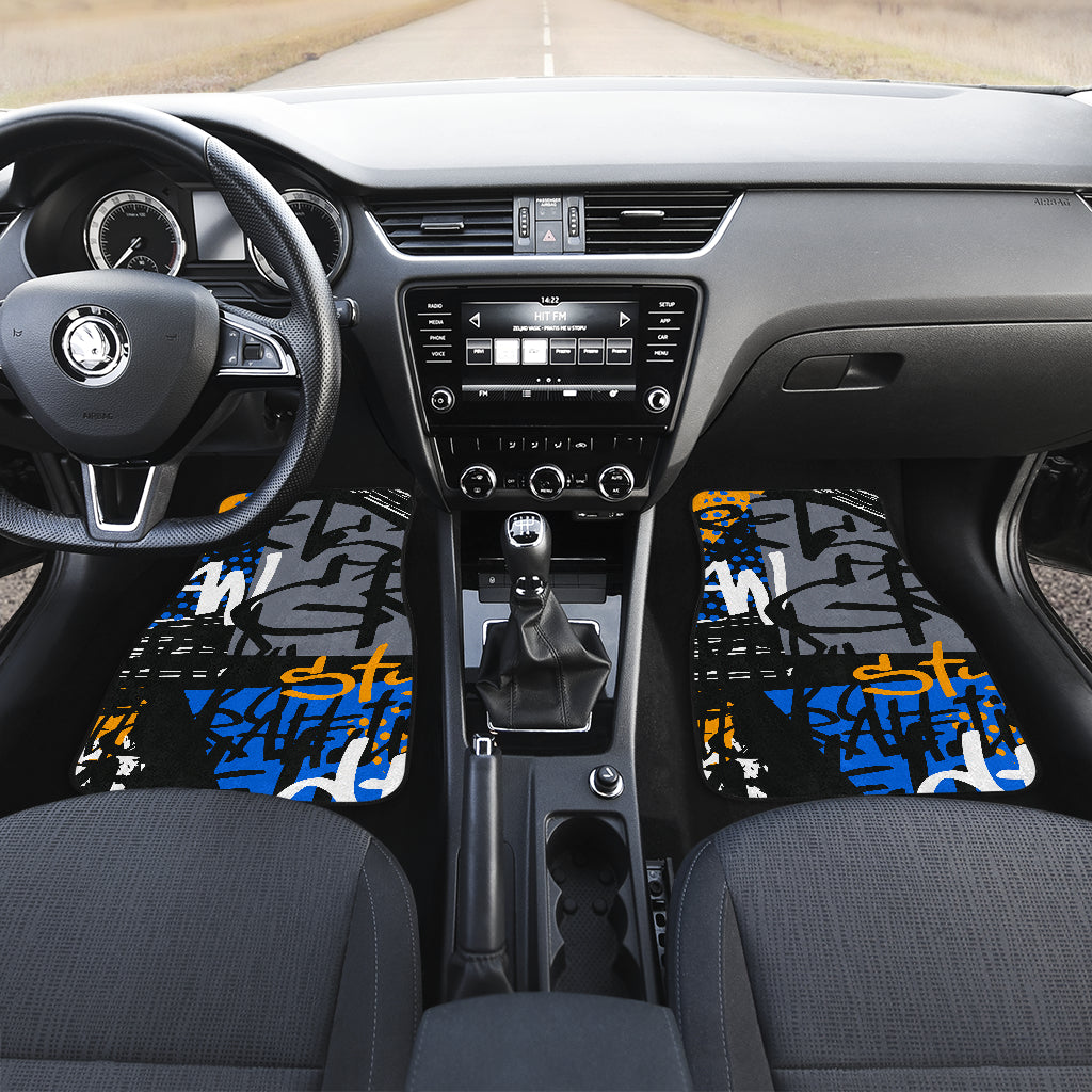 Urban Graffiti Car Floor Mats