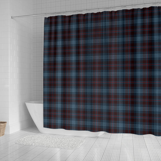 Blue Plaid Shower Curtain