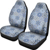 Blue Mandalas Honeycomb Car Seat Covers