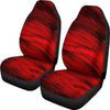 Red Feathers Car Seat Covers