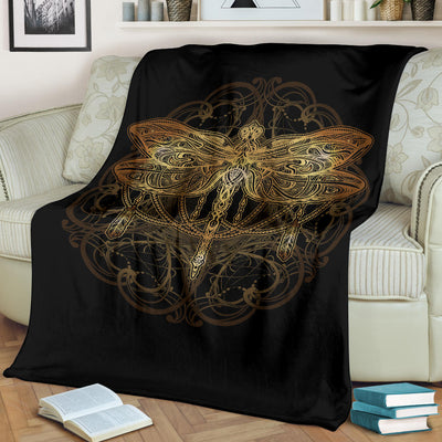Spiritual Dragonfly Blanket