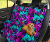 Colorful Neon Plants Car Back Seat Pet Cover