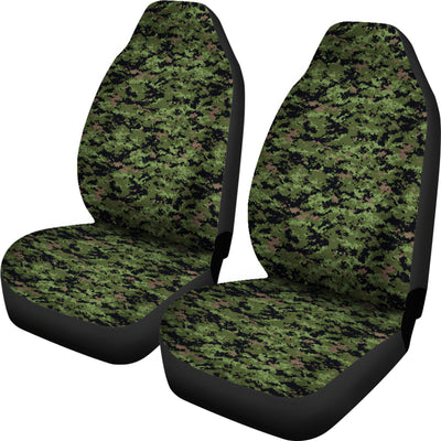 Army Green Digital Camouflage Car Seat Covers