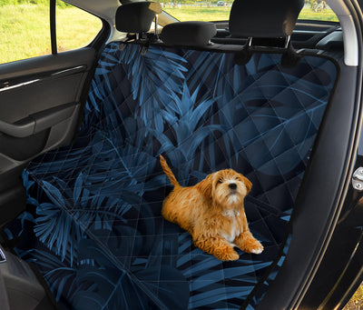 Dark Leaves Car Back Seat Pet Cover