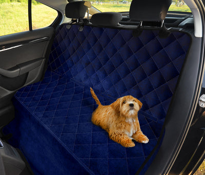 Navy Blue Car Backseat Pet Cover