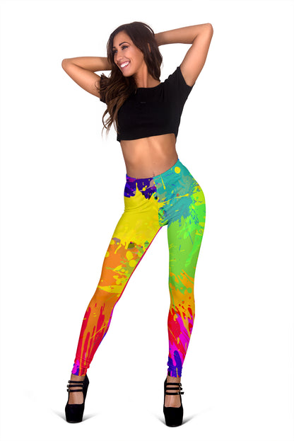 Colorful Paint Leggings