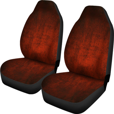 Red Grunge Car Seat Covers
