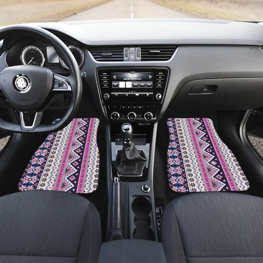 Pink Ethnic Car Floor Mats