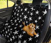 Black Stars Pattern Car Back Seat Pet Cover