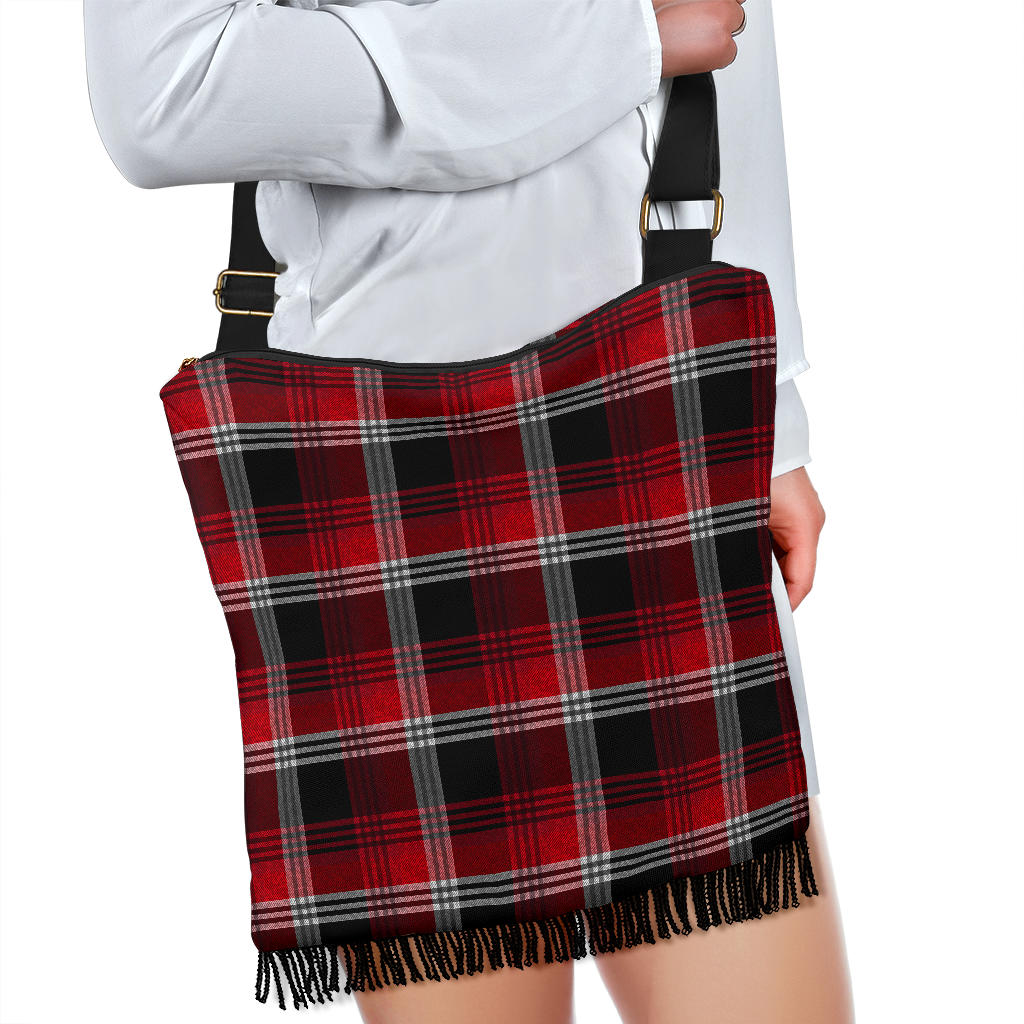 Red Plaid Crossbody Bag