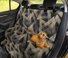 Abstract Zig Zag Car Back Seat Pet Cover