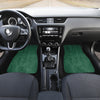 Green Grunge Car Floor Mats