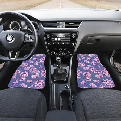 Blue Floral (2) Car Floor Mats