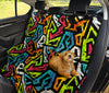 Colorful Abstract Car Back Seat Pet Cover