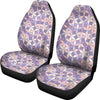 Blue Purple Abstract Car Seat Covers