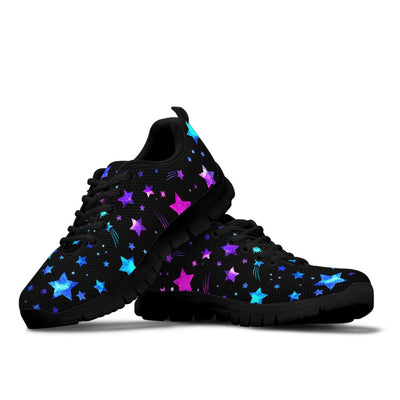 Purple Stars Sneakers - White