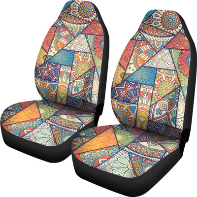 Colorful Mandalas Decor Car Seat Covers