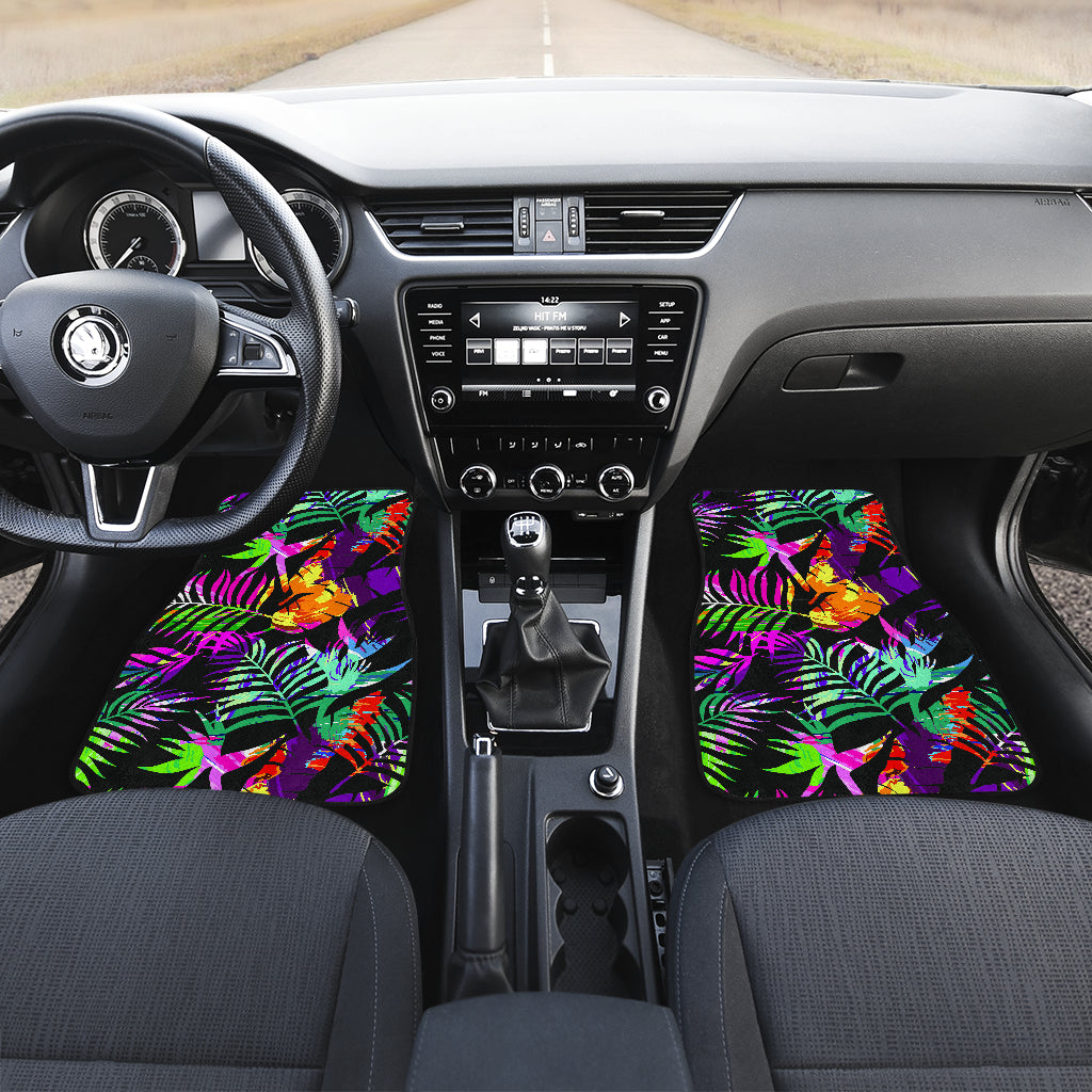Colorful Plants Car Floor Mats
