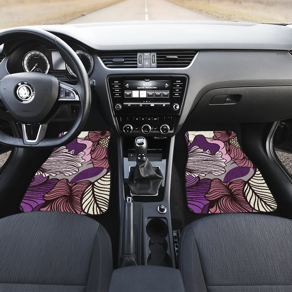 Colorful Floral Car Floor Mats