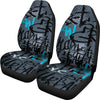 Blue Graffiti Car Seat Covers