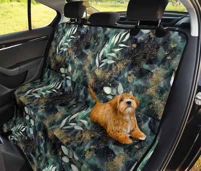 Green Leaves Car Back Seat Pet Cover