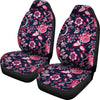 Pink Red Flowers Car Seat Covers