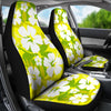 Yellow Aloha Flowers Car Seat Covers