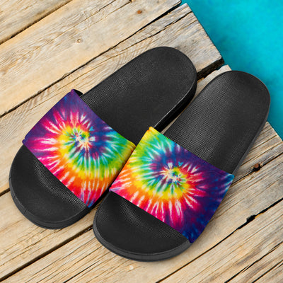 Colorful Tie Dye Spiral Slide Sandals