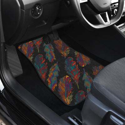 Dark Feathers Car Floor Mats