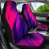 Blue & Red Abstract Color Blend Car Seat Covers