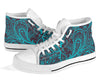 Teal Decor High Top Shoes - Black