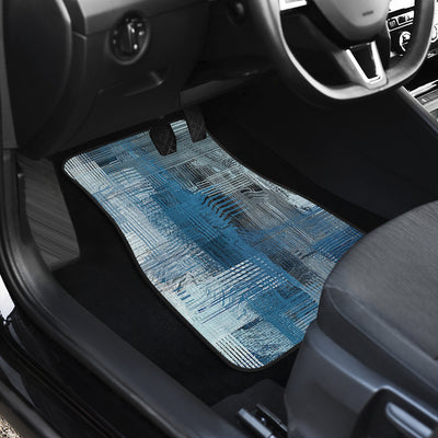 Blue Abstract (3) Car Floor Mats