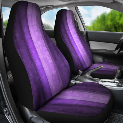 Purple Stripes Car Seat Covers