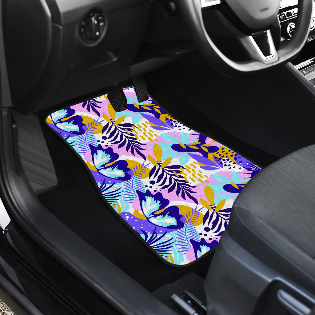 Colorful Floral Car Floor Mats