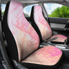 Pink Pastel Abstract Car Seat Covers