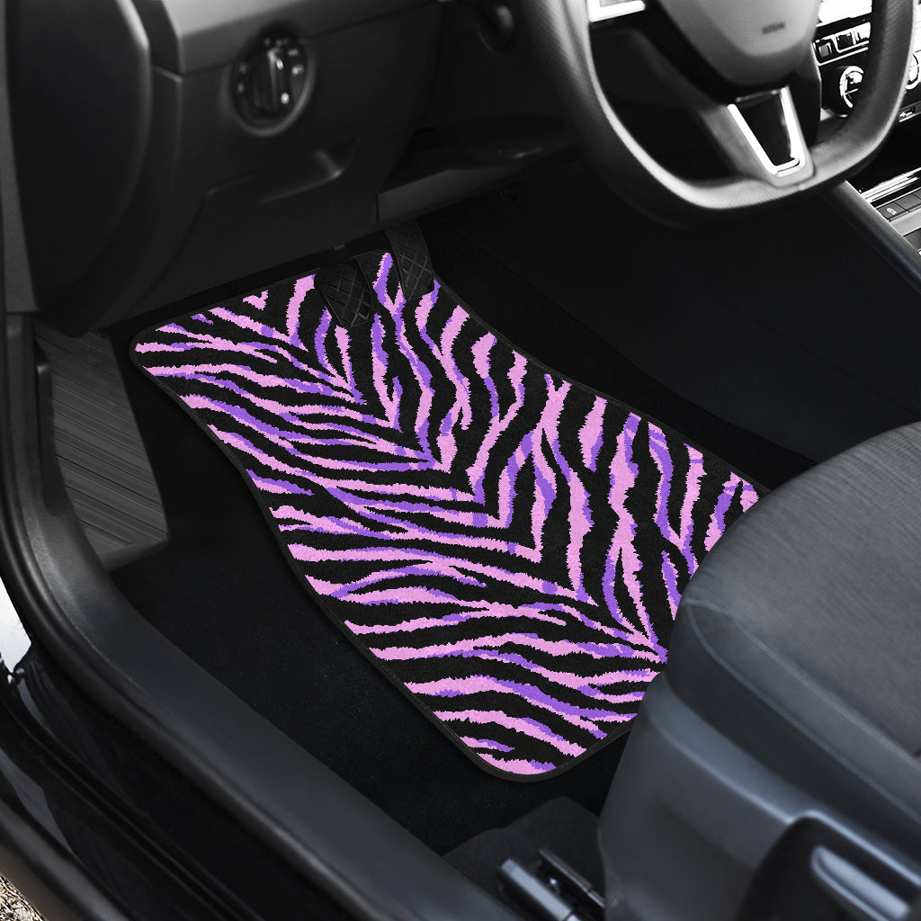 Pink Animal Print Car Floor Mats