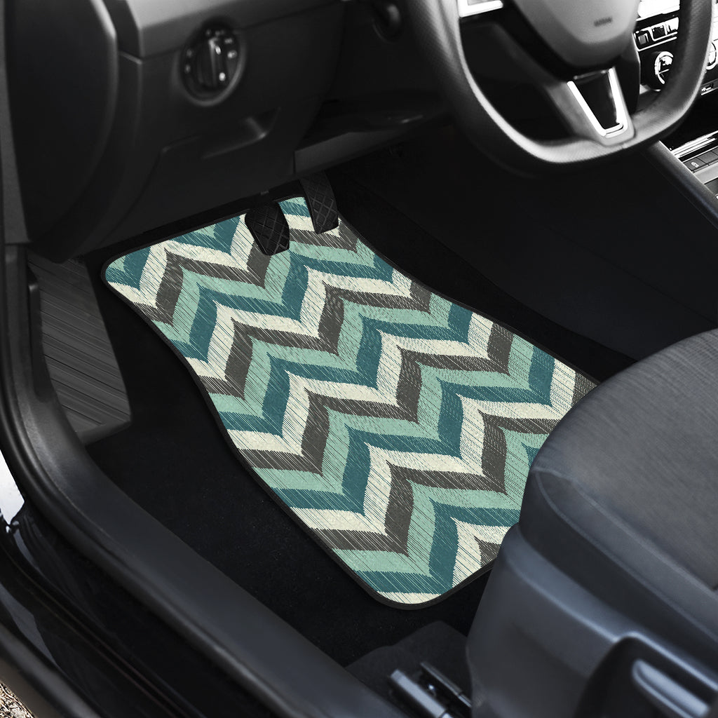 Curvy Zig Zag Car Floor Mats
