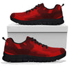 Dark Red Camouflage Sneakers