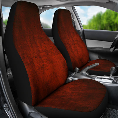 Red Grunge Car Seat Covers