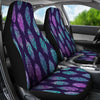 Pink & Purple Feathers Car Seat Covers