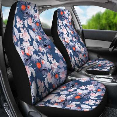 Blue Floral Car Seat Covers