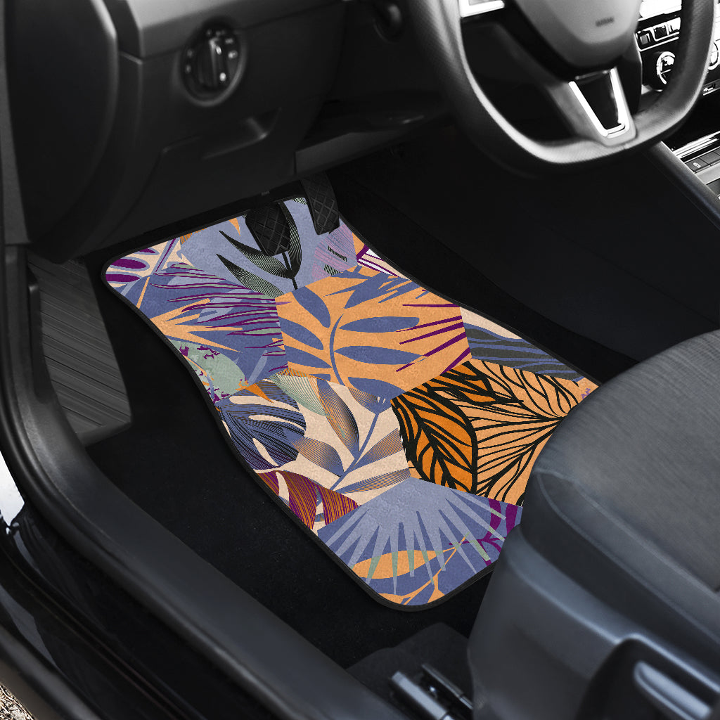 Floral Honeycomb Car Floor Mats