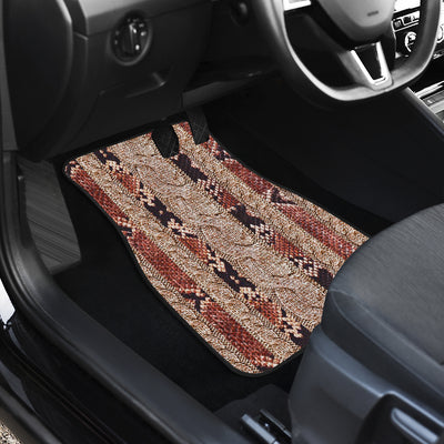 Knit-Print Stripes Car Floor Mats